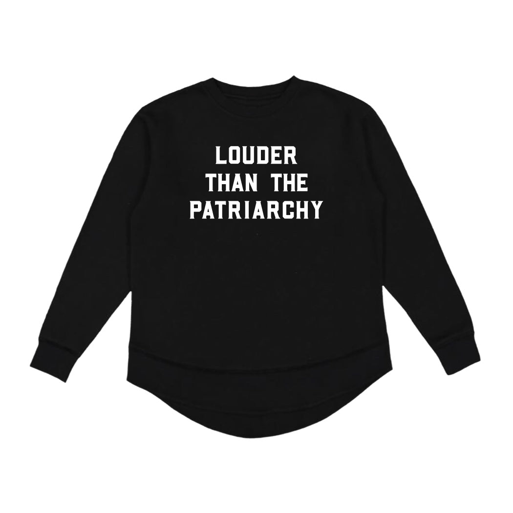 Love speaks top louder sweatshirt